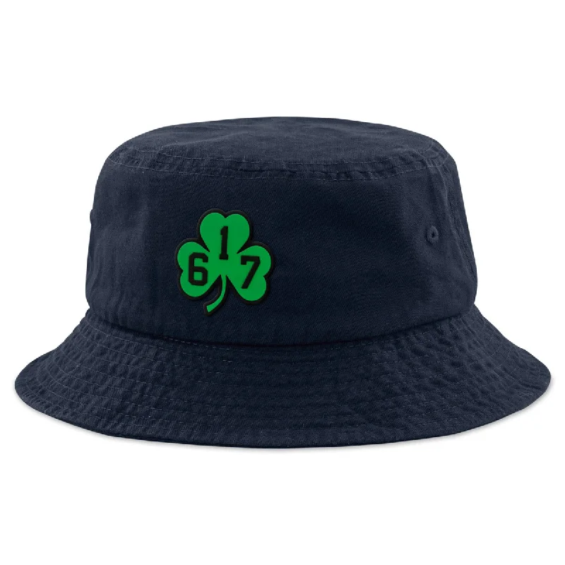 617 Shamrock PVC Patch Bucket Hat