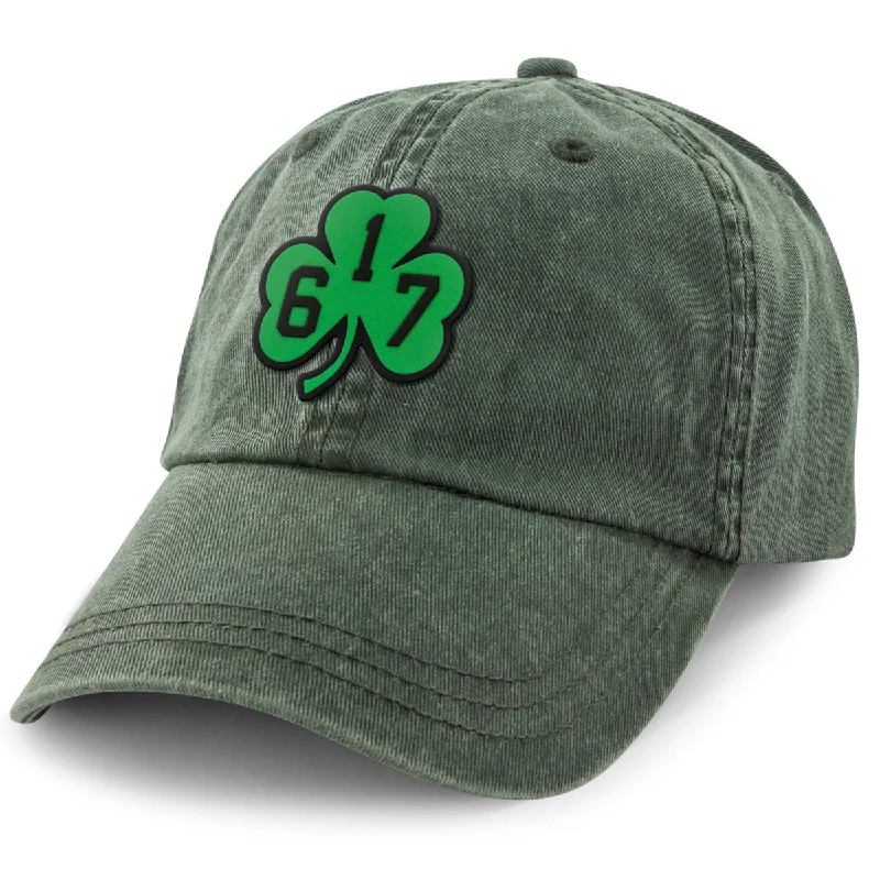 617 Shamrock PVC Patch Washed Dad Hat