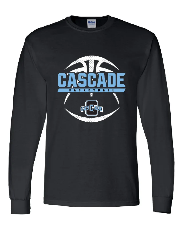 65 Cascade Basketball Long Sleeve Shirt (Dri Fit or 50/50)