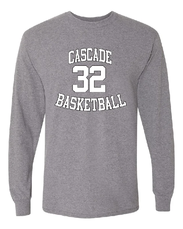 Cascade Basketball Long Sleeve Shirt (Dri Fit or 50/50)