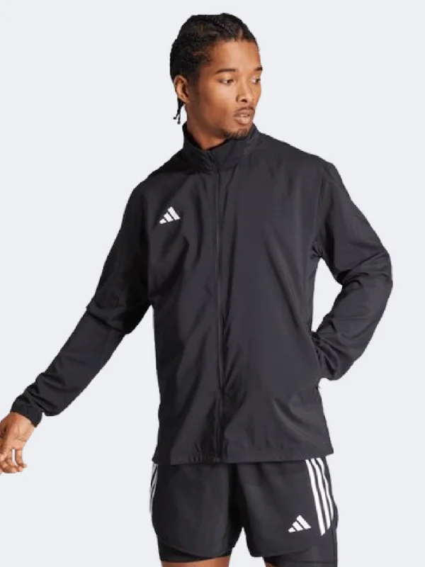 Adidas Adizero Essentials Men Running Jacket Black/White