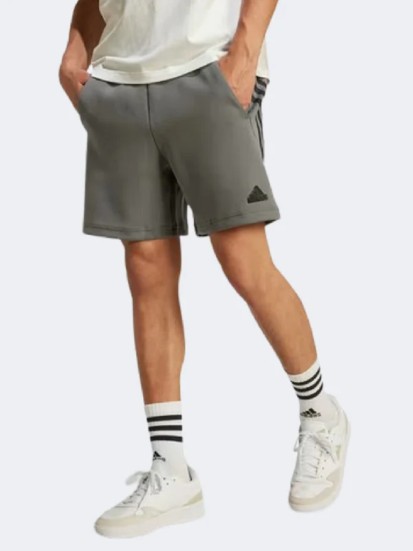 Adidas Future Icons 3 Stripes Men sportswear Short Grey Four