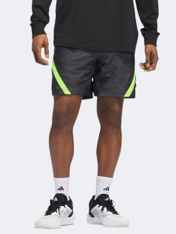 Adidas Select Jacquard Men Basketball Short Black/Charcoal