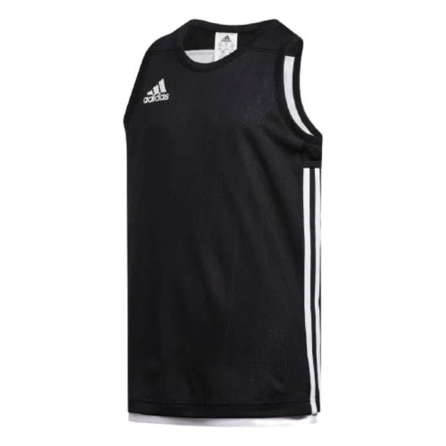 Adidas Speed Reversible KidsBoys BasketBall Tank Black