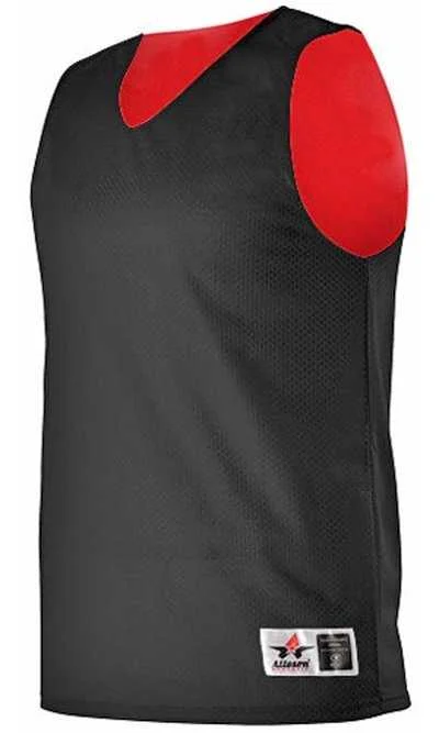 Alleson Athletic 506CR Men's Reversible Tank - Black Scarlet