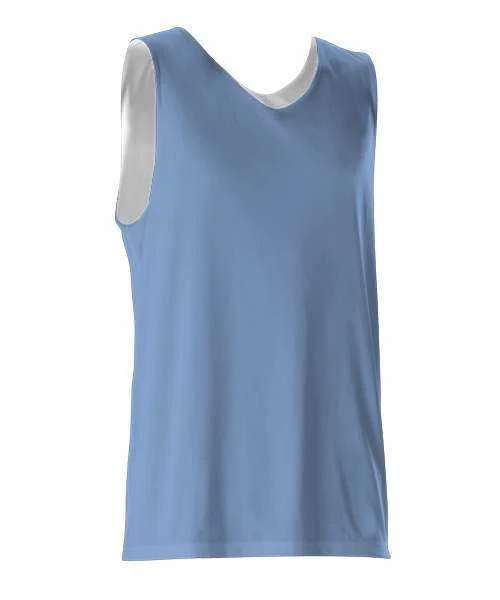 Alleson Athletic 506CR Men's Reversible Tank - Carolina Blue White