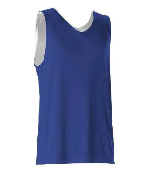 Alleson Athletic 506CR Men's Reversible Tank - Royal White