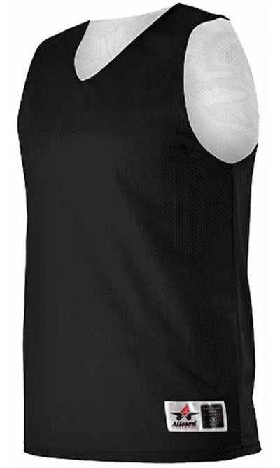 Alleson Athletic 560R Adult Reversible Mesh Tank - Black White