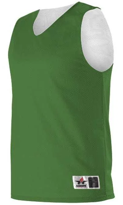 Alleson Athletic 560R Adult Reversible Mesh Tank - Kelly White