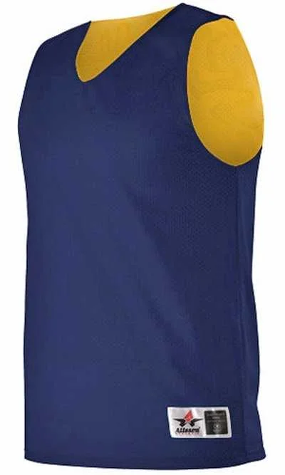 Alleson Athletic 560R Adult Reversible Mesh Tank - Navy Gold