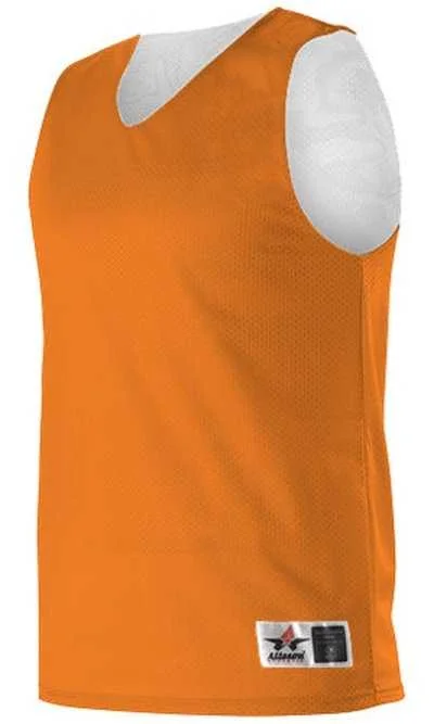 Alleson Athletic 560R Adult Reversible Mesh Tank - Orange White