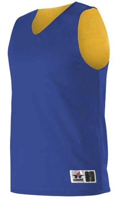 Alleson Athletic 560R Adult Reversible Mesh Tank - Royal Gold