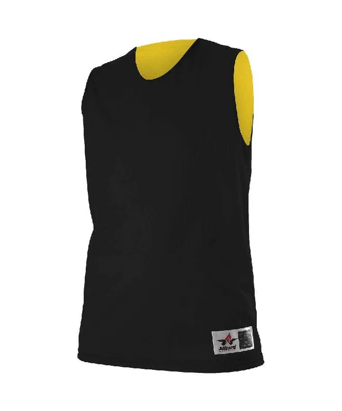 Alleson Athletic 560RW Women's Reversible Mesh Tank - Black Gold