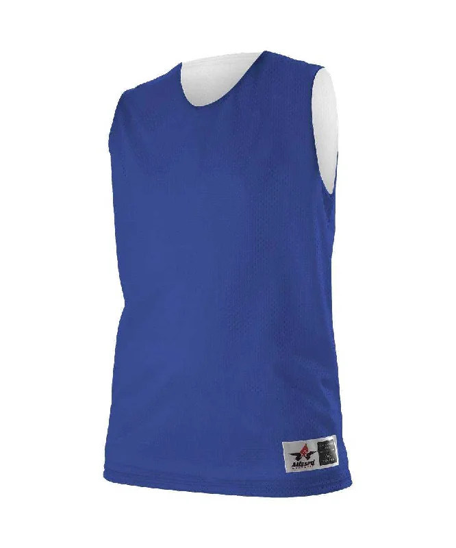 Alleson Athletic 560RW Women's Reversible Mesh Tank - Royal White