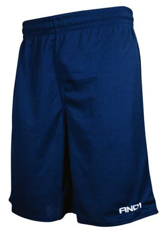 And1 No Sweat Basketball Shorts Navy (Mens and Juniors) <br> 3056 410 Navy