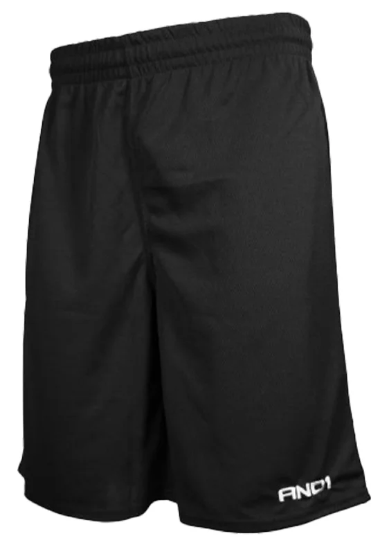 And1 No Sweat Basketball Shorts Black (Mens & Juniors) <br> 3056 001 BLK