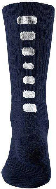 Augusta 6091 Color Block Crew Sock - Navy White