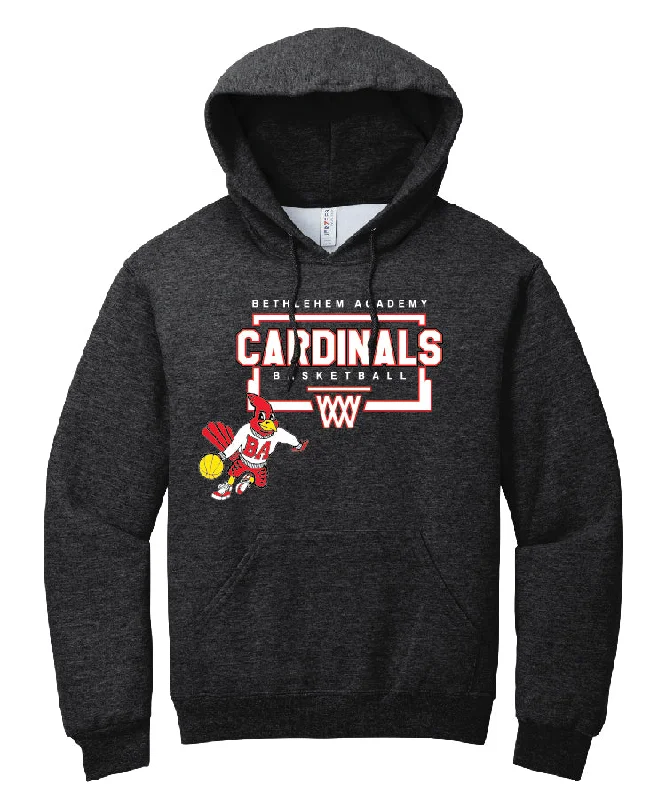 BA Basketball Hoodie - Black Heather