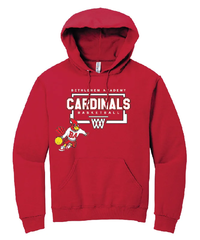 BA Basketball Hoodie -Red