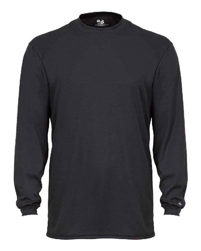 Badger Sport 4104 B-Core Long Sleeve Tee - Black