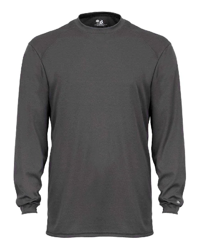 Badger Sport 4104 B-Core Long Sleeve Tee - Graphite