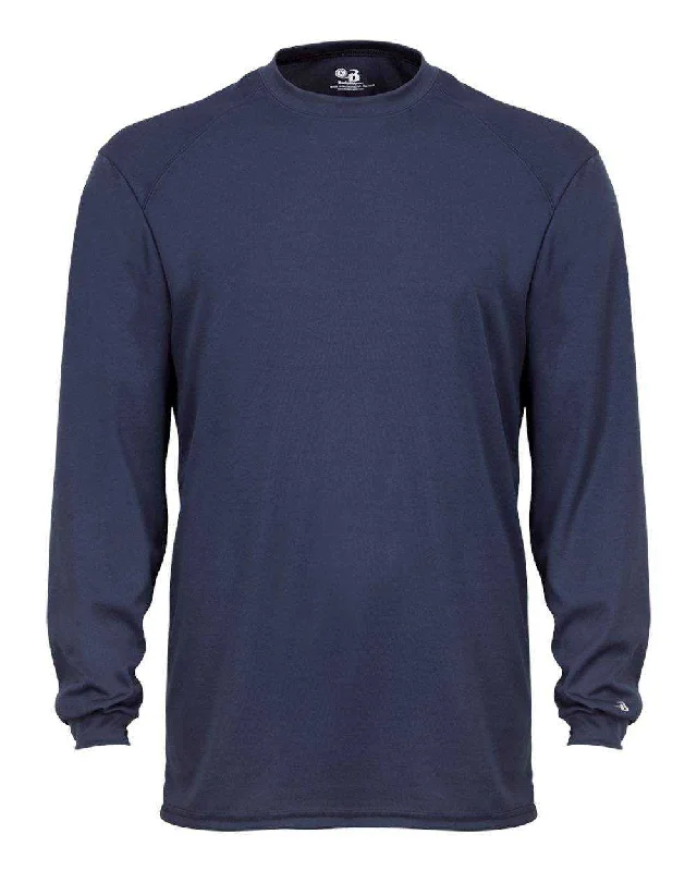 Badger Sport 4104 B-Core Long Sleeve Tee - Navy