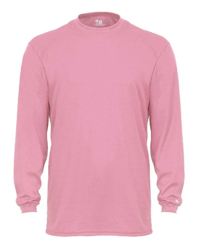 Badger Sport 4104 B-Core Long Sleeve Tee - Pink