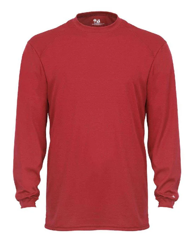 Badger Sport 4104 B-Core Long Sleeve Tee - Red