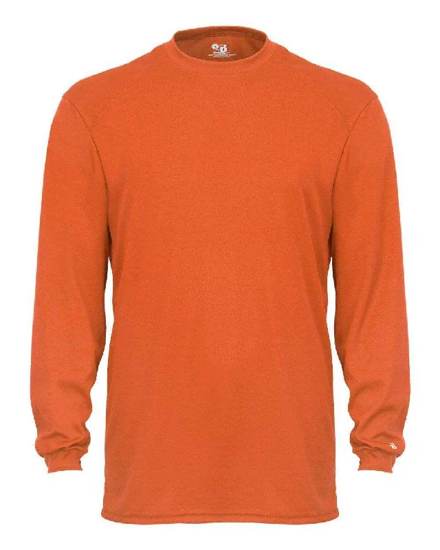 Badger Sport 4104 B-Core Long Sleeve Tee - Safety Orange