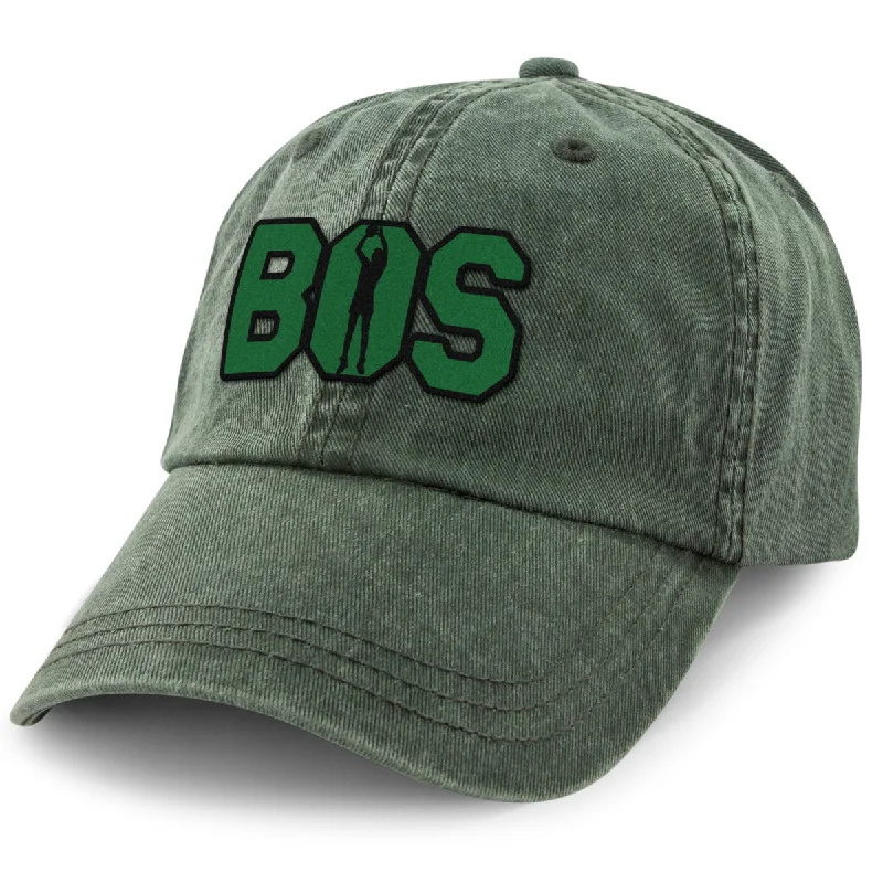 BOS Jump Shot Washed Dad Hat