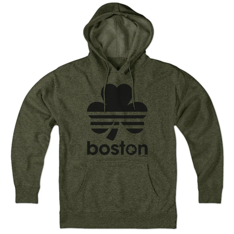 Boston Shamrock Blackout Hoodie