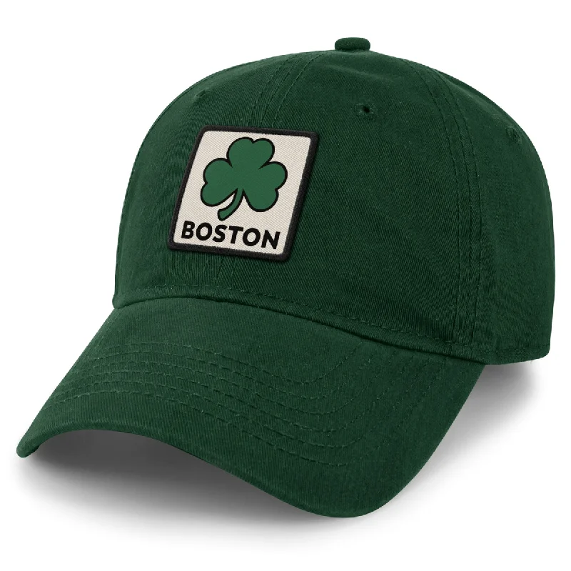 Boston Shamrock Printed Patch Dad Hat