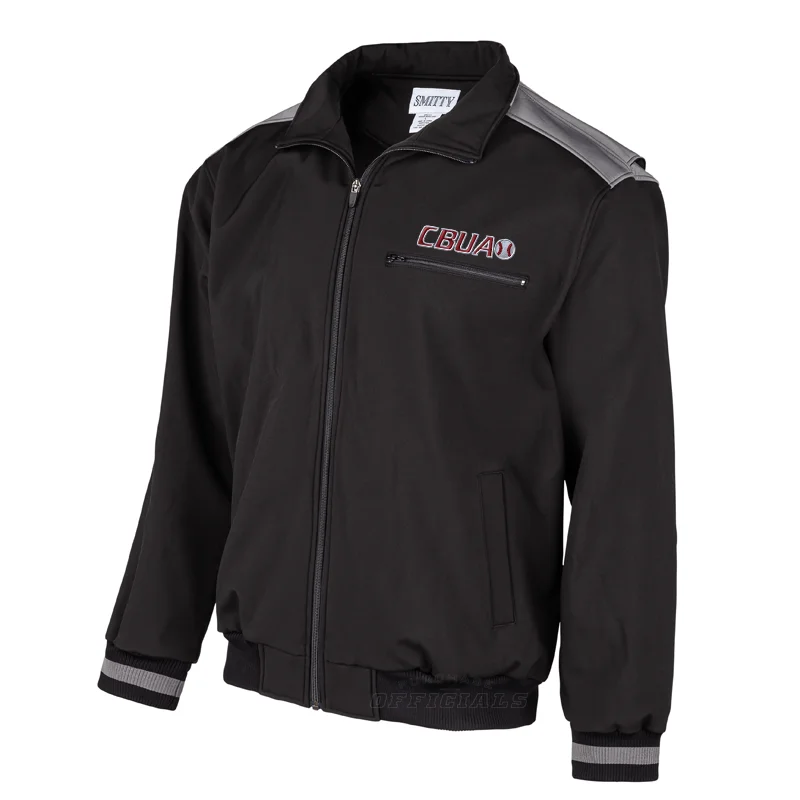 CBUAO Logo MLB Full Zip Thermal Fleece Umpire Jacket