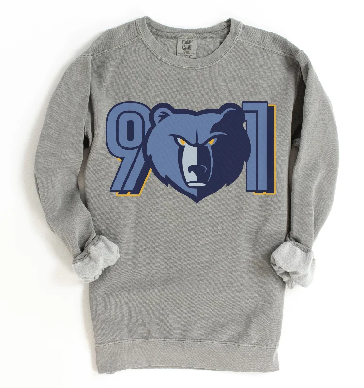 Comfort Colors , Gildan, or Bella Canvas 901 Basketball Memphis Sweatshirt/ Youth and Adult Sizes