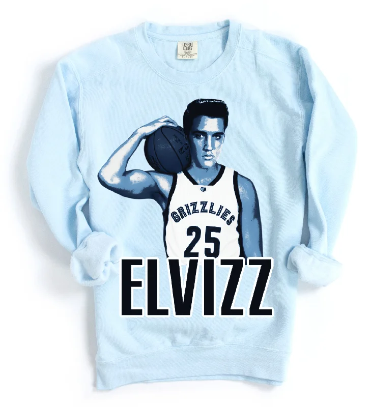 Comfort Colors Elvizz Memphis Sweatshirt/ Youth and Adult Sizes Grizzlies