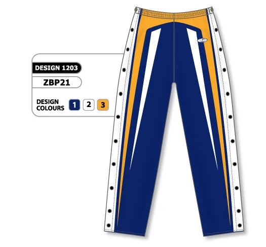 Athletic Knit Custom Sublimated Basketball Warm Up Pant Design 1203