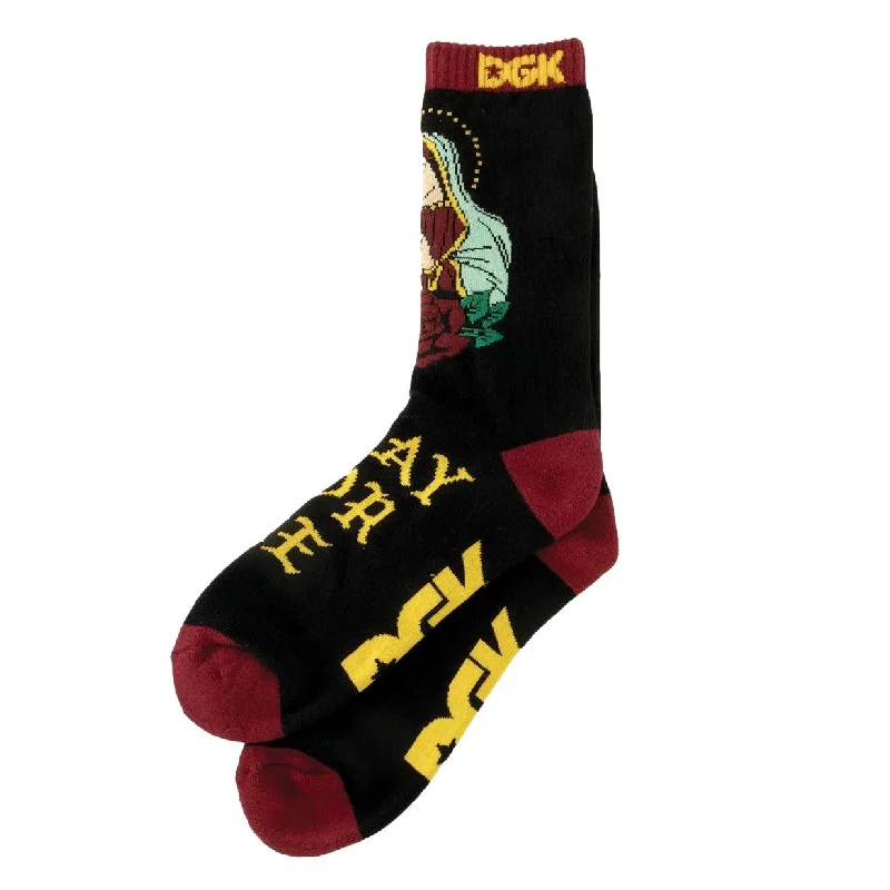 DGK Santa Maria Crew Sock White