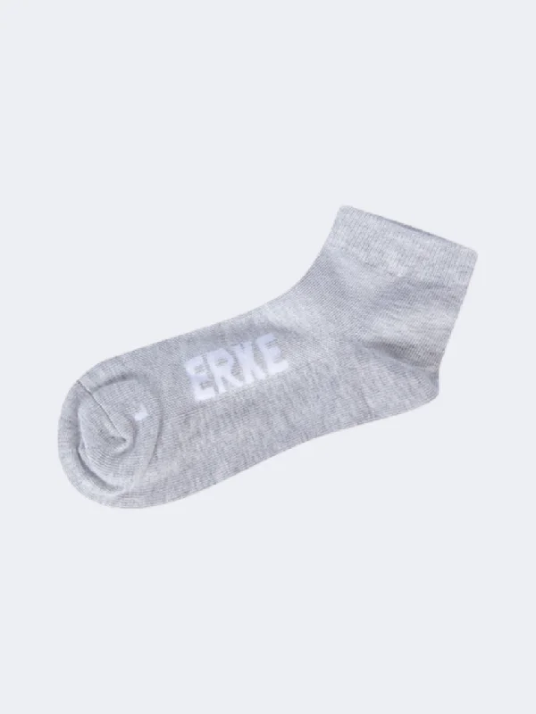 Erke Flat Women Training Sock Light Grey/White