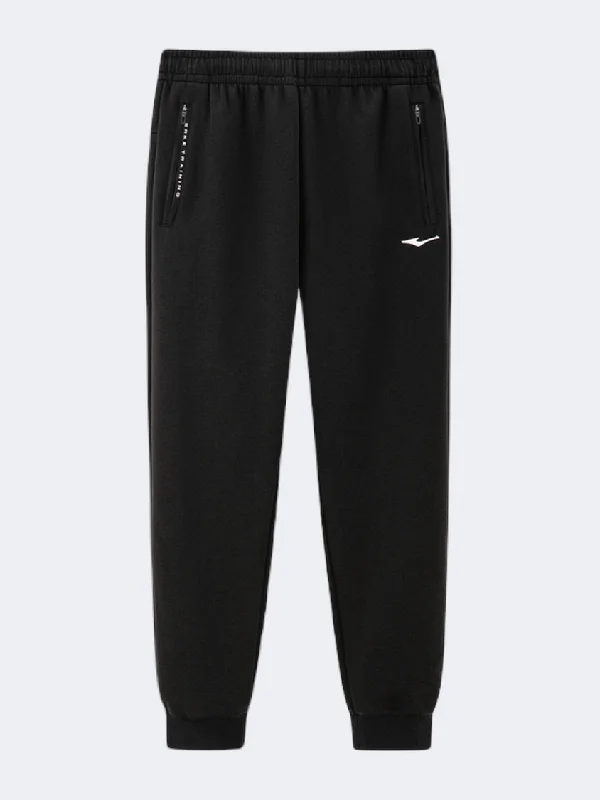 Erke Knitted Cropped Men Training Pant Black