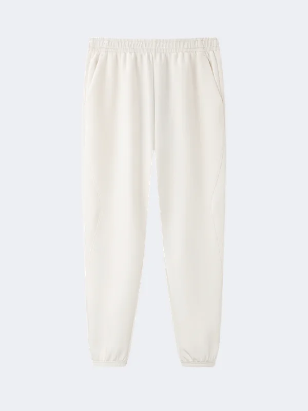 Erke Knitted Cropped Women Lifestyle Pant Glacier White