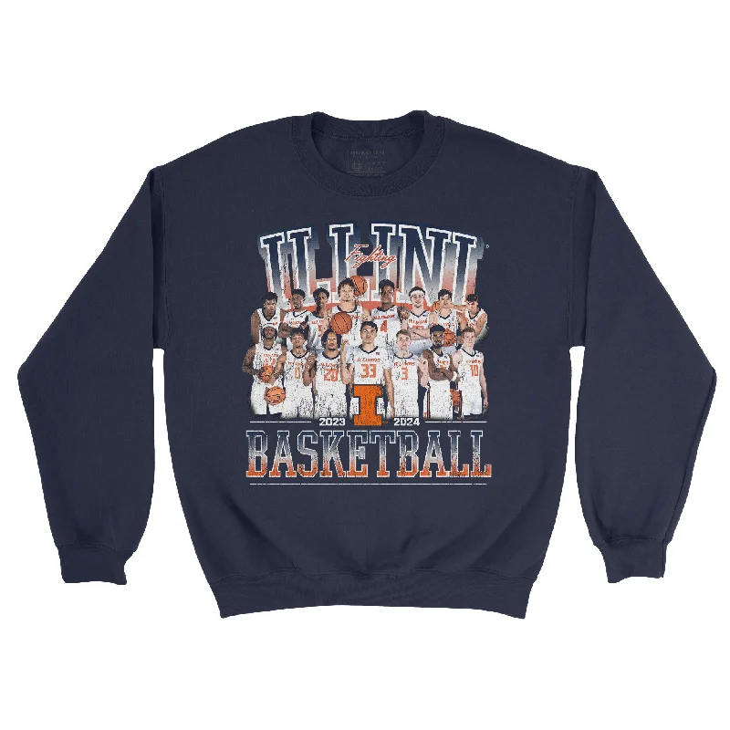 EXCLUSIVE RELEASE: Illinois Men's Basketball 23-24 Team Crew