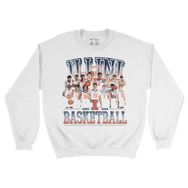 EXCLUSIVE RELEASE: Illinois Men's Basketball 23-24 Team White Crew