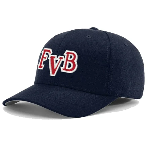 Fox Valley Blues Navy Umpire Hats with Red Logo