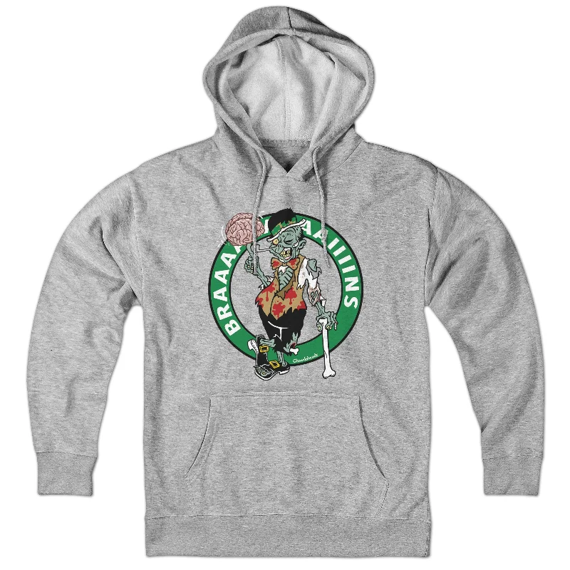 Halloween Zombie Circle Logo Hoodie