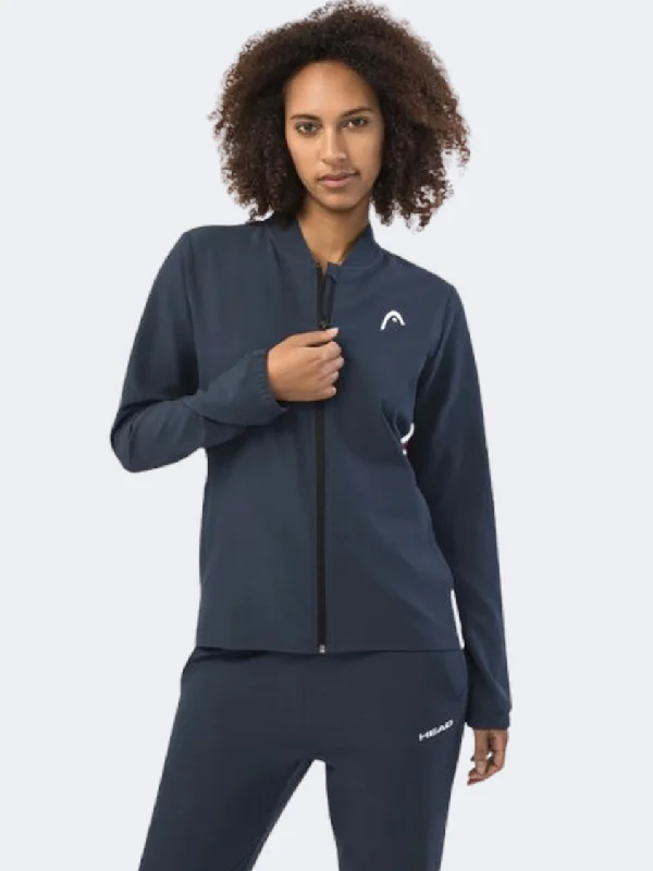 Head Breaker Women Tennis Jacket Navy/Purple