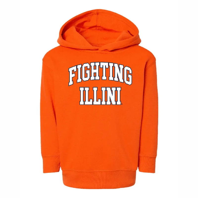 Illinois Hoodie Todder Orange Fighting Illini