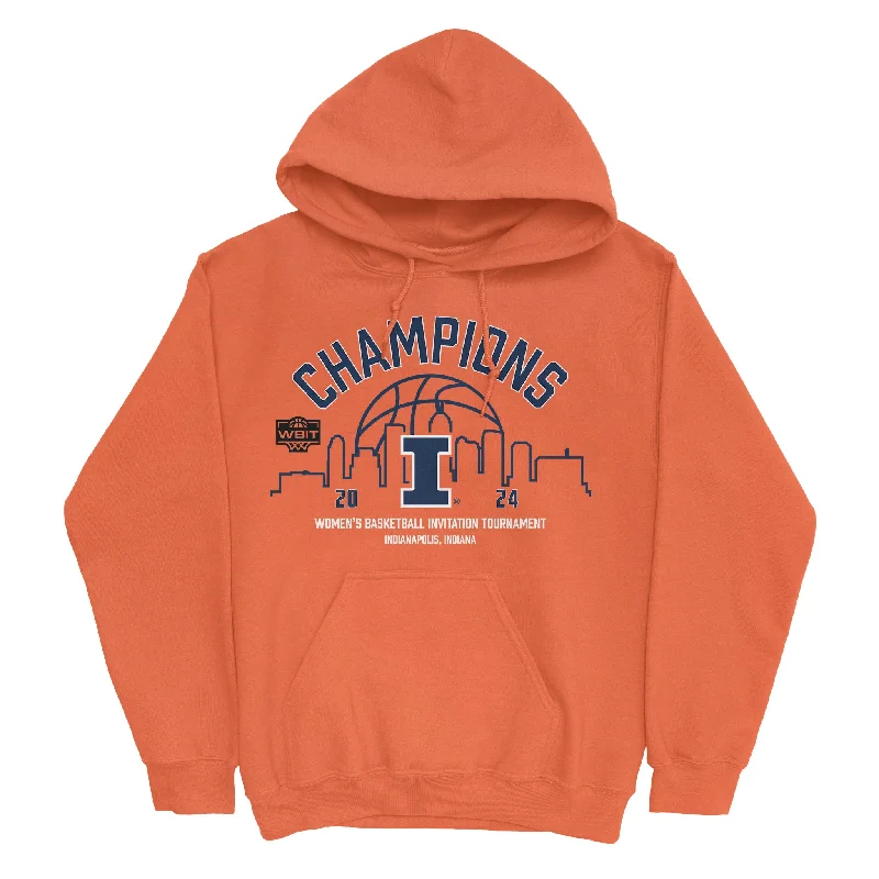 Illinois WBB 2024 WBIT National Champions Hoodie by Retro Brand