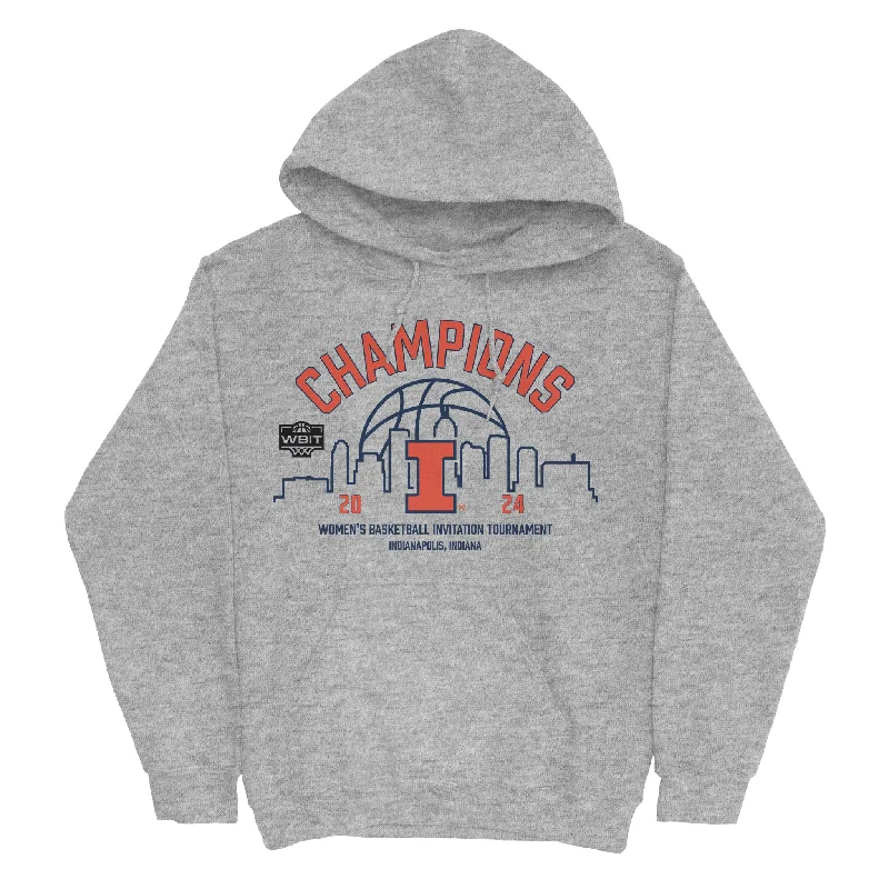 Illinois WBB 2024 WBIT National Champions Hoodie by Retro Brand