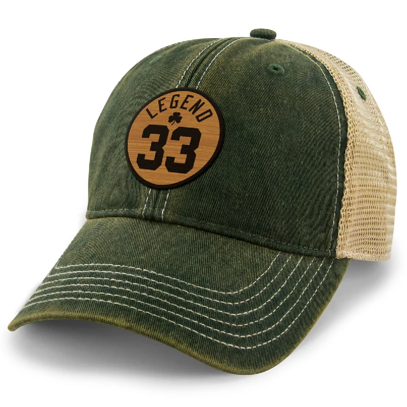 Legend 33 Wood Grain Patch Dirty Water Trucker