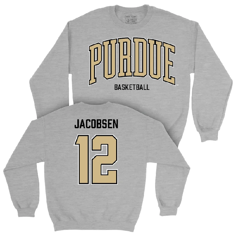 Men's Basketball Sport Grey Arch Crew  - Daniel Jacobsen